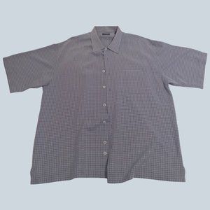 Haggar Short Sleeve Button Down Shirt